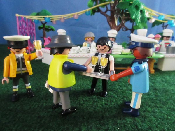 It will be the second Royal Wedding of the year for the Playmobil people in our house...