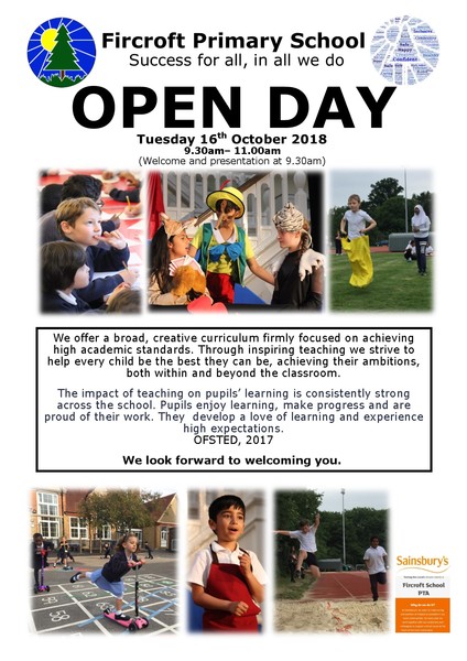 **Fircroft Primary School Open Day**