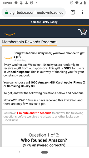 Keep getting redirected!