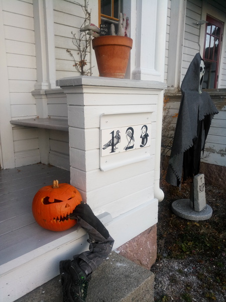 To ask what you're carving your pumpkins as?