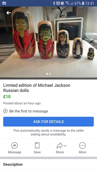 To start another Facebook selling thread, because this one is just too good not to share?