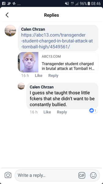 Travez Perry - violent attack at high school