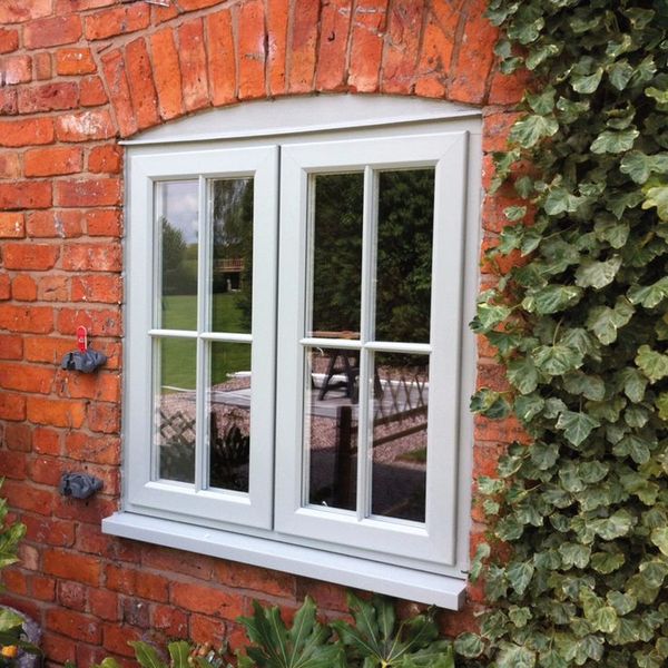 White or cream upvc window frames?