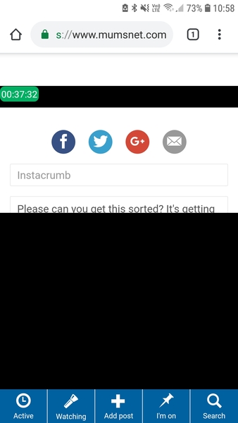 Black box covering half the page