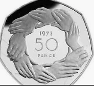 "A commemorative 50p coin to mark the UK's departure from the EU" - what to put on it?