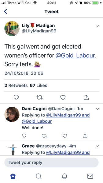 Lily M standing as women's officer again