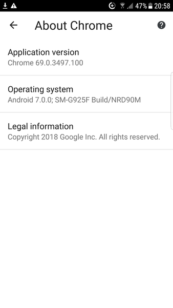 Black areas on mobile