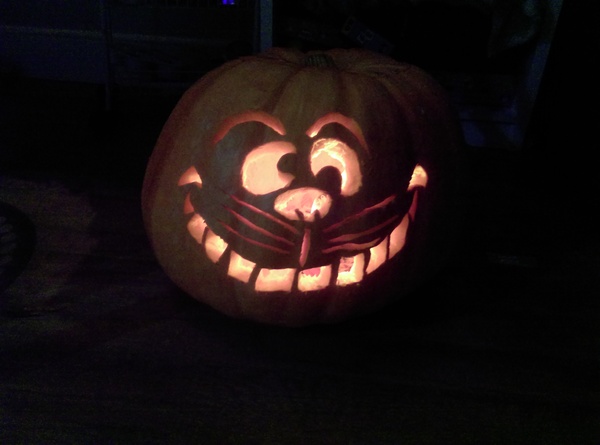 To ask what you're carving your pumpkins as?