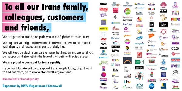 Who has lost your business as a result of transgender debate?