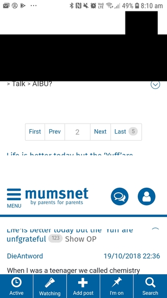 Black areas on mobile