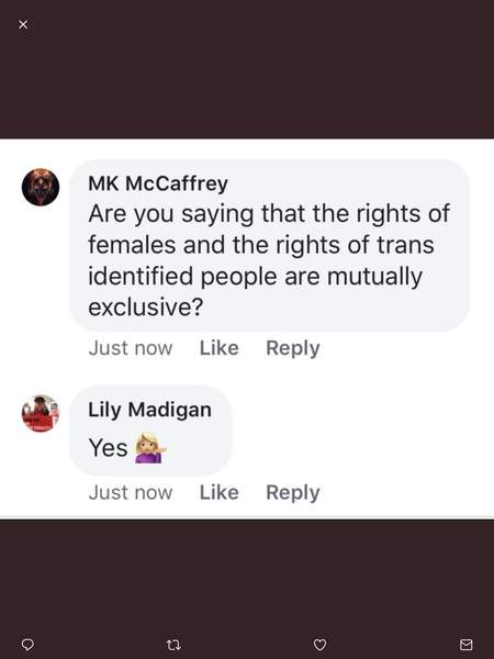 Lily Madigan tweets