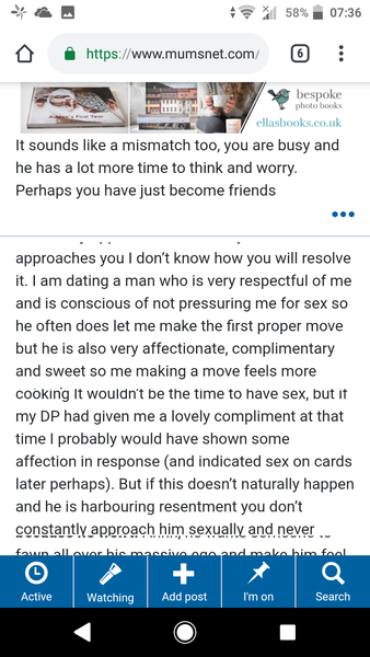 Black areas on mobile