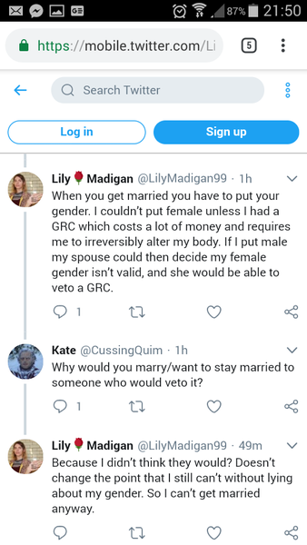 Lily Madigan tweets
