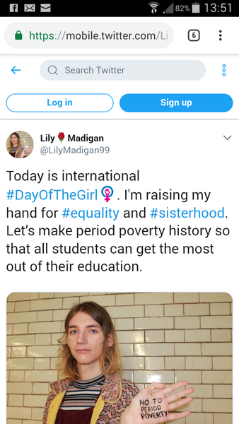 Lily Madigan tweets