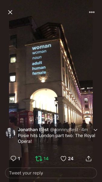 #adulthumanfemale in London