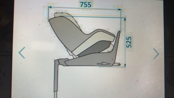 To ask anyone with a Ford KA+ to measure...