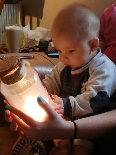 To clap my hands and skip about in a elephantine manner?