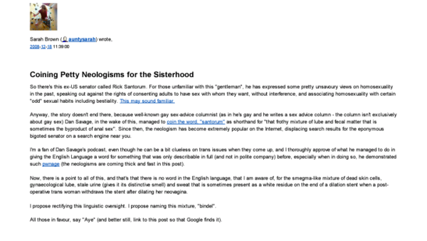 Times 'Lib Dem trans activists ‘hounded’ abuse victim (Natalie Bird)''.Article refers to Zoe O'Connell & Sarah Brown