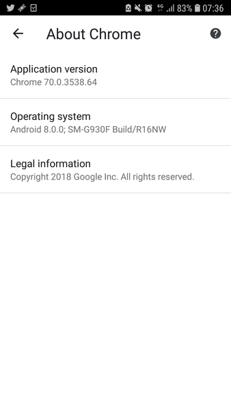 Black areas on mobile
