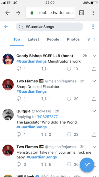 #GuardianSongs on Twitter