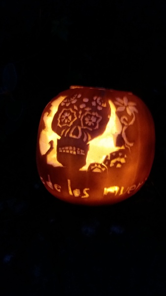 To ask what you're carving your pumpkins as?