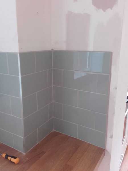 Tiling - is this finish right? With photo