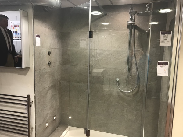 Shower “niche”/cubby hole