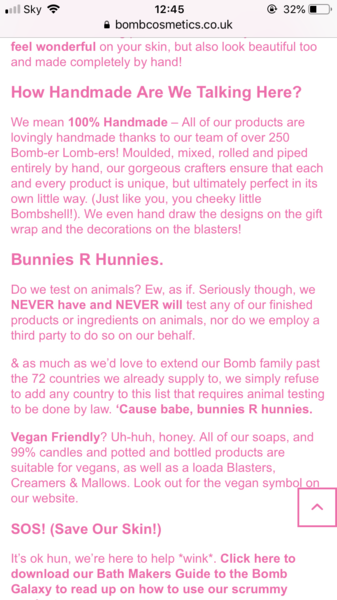To think LUSH have gone too far?