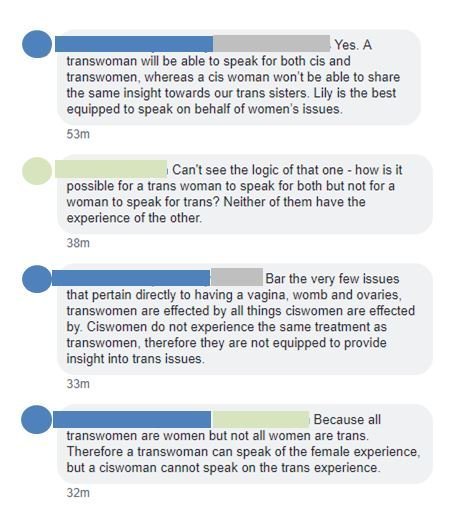 to think that your female reproductive organs actually matter?