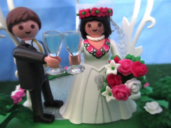 It will be the second Royal Wedding of the year for the Playmobil people in our house...