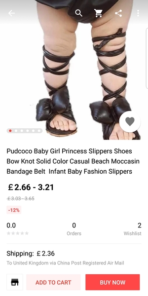 Bondage shoes for your baby???
