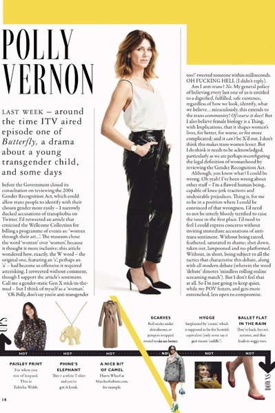 Grazia- Polly Vernon