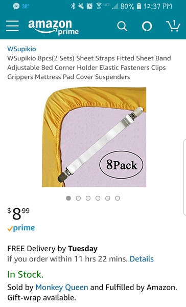 To LTB over his bed sheet habits?