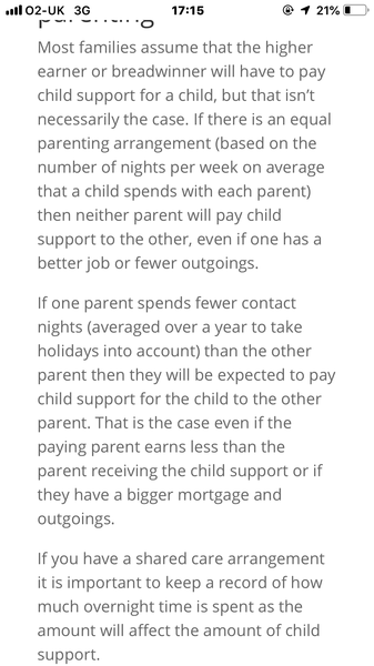 Recent high court case where unmarried mum was awarded maintenance despite 50/50 split of care