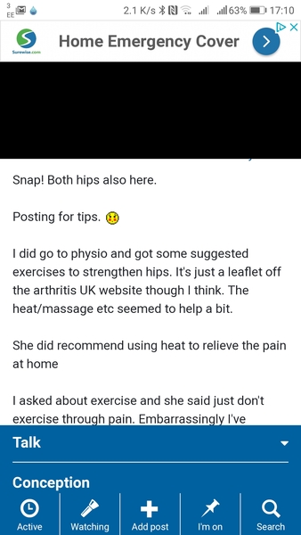 Black areas on mobile