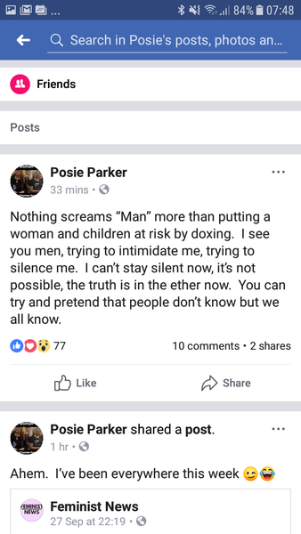 Posie Parker Doxed Over Night