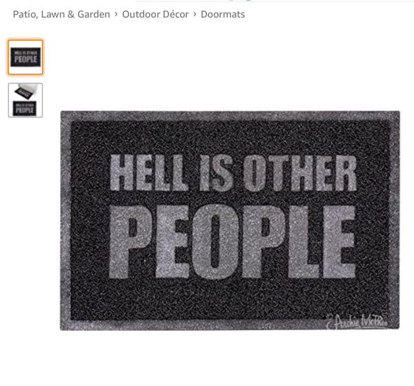 To want this doormat?