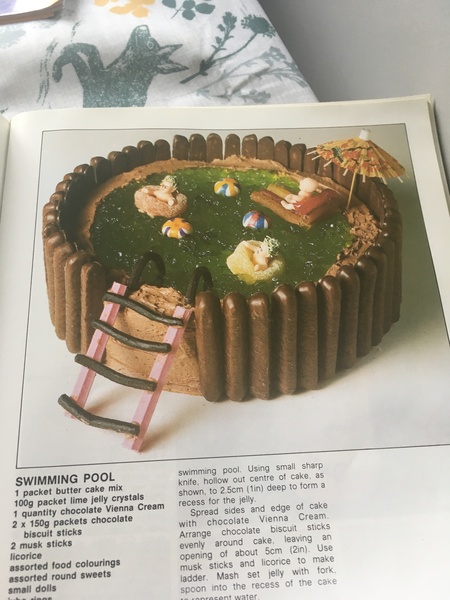 Anyone want a little giggle-I’ve found a cake book from the 1970’s
