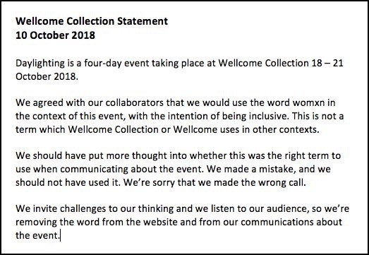 Womxn controversy on Newsnight