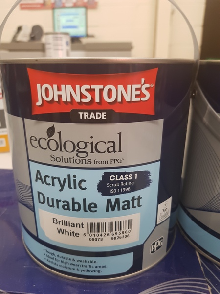 Johnstones vinyl Matt or an eggshell? Builder confusing me.