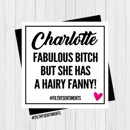 To think this “hilarious” card is actually depressing?