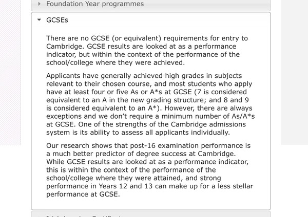 New GCSEs - do DDs grades rule anywhere out?