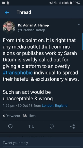 Dr Adrian Harrop thread the third, yes we've edited the title*...