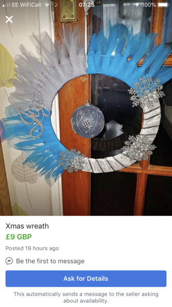 Anyone want a chuckle on Facebook selling shite?!