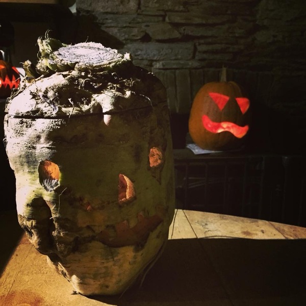 Did anyone else carve a turnip instead of a pumpkin as a kid?