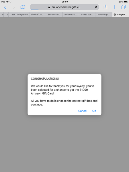Keep getting redirected!