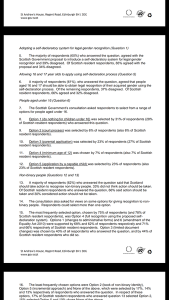 To ask why consultation on GRA in Scotland was not promoted more.