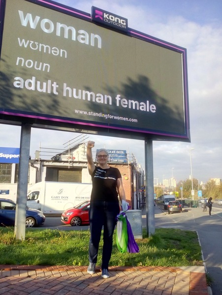 Adult human female - new billboard in Leeds