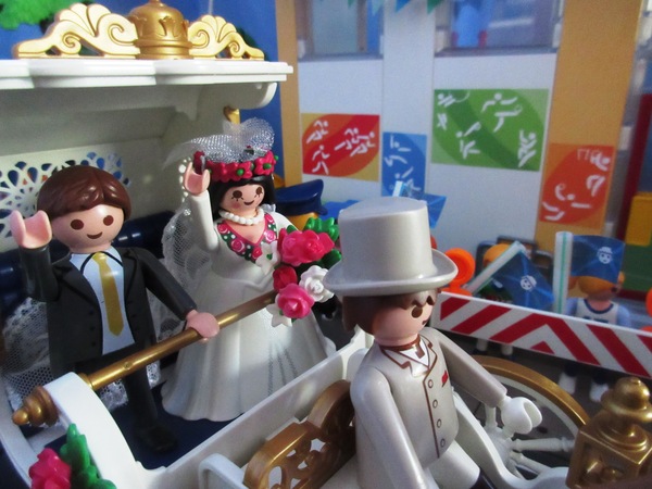 It will be the second Royal Wedding of the year for the Playmobil people in our house...