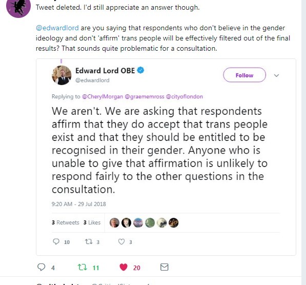 City of London Corporation 'gender survey' results